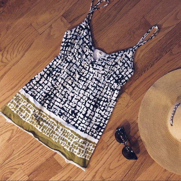 J. Crew Tops - patterned J Crew tank top